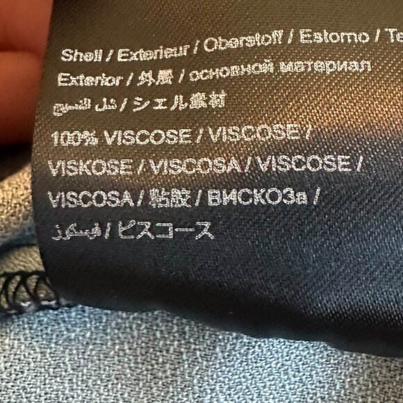 Farm Rio Lucy Dots V-Neck Dress Navy Colorful Long Sleeve Shift Size Small NWT - Picture 9 of 13